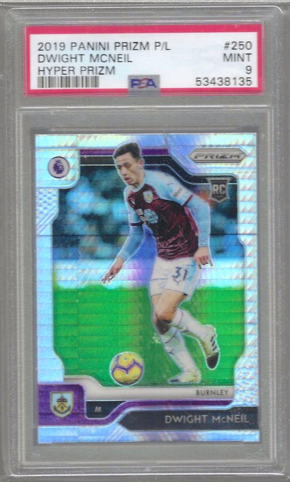 DWIGHT MCNEIL 2019-20 PANINI PRIZM HYPER PRIZM ROOKIE RC PSA 9 MINT POP 3