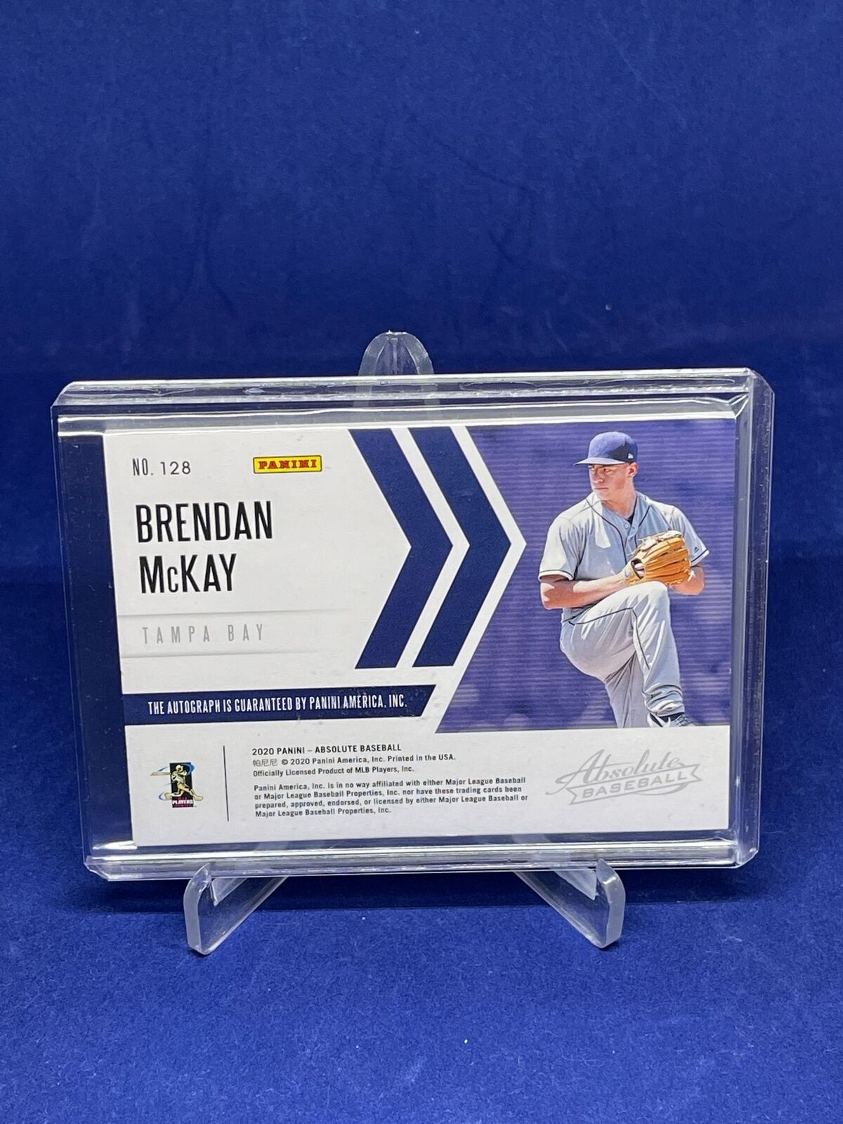 BRENDAN MCKAY 2020 PANINI ABSOLUTE ON BASEBALL SWEET SPOT AUTO ROOKIE RC #D 3/99