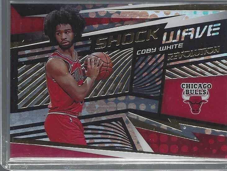 COBY WHITE 2019-20 PANINI REVOLUTION ROOKIE SHOCKWAVE RC #25