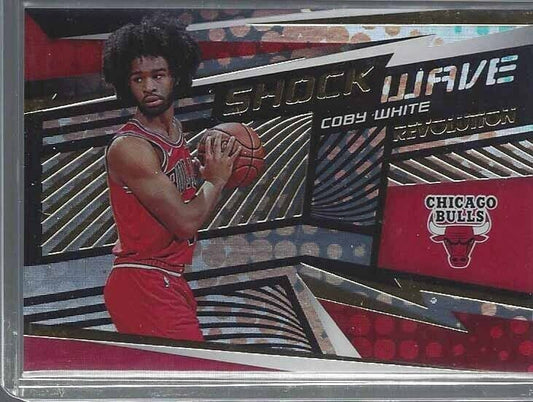 COBY WHITE 2019-20 PANINI REVOLUTION ROOKIE SHOCKWAVE RC #25