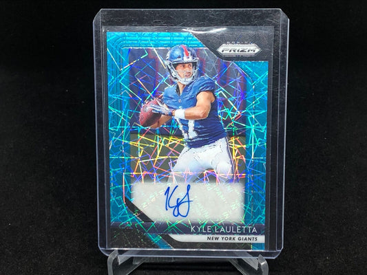KYLE LAULETTA 2018 PANINI PRIZM BLUE LAZER PRIZM AUTO RC