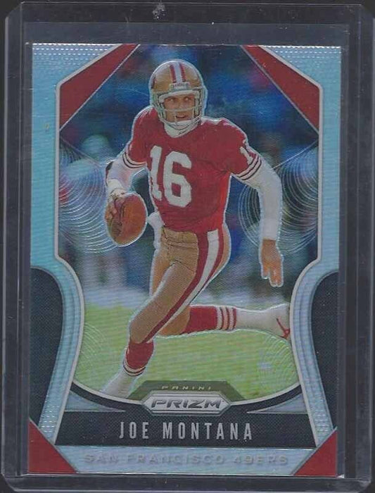 JOE MONTANA 2019 PANINI PRIZM SILVER PRIZMS SP #292