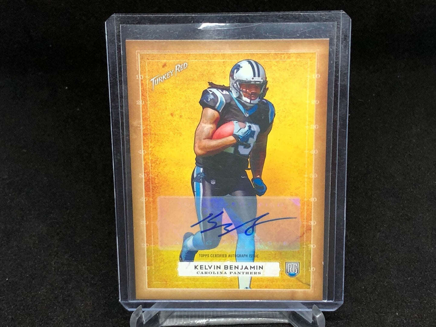 KELVIN BENJAMIN 2014 TOPPS TURKEY RED AUTO RC # 36