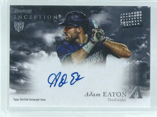 ADAM EATON 2013 BOWMAN INCEPTION ON CARD AUTO ROOKIE RC
