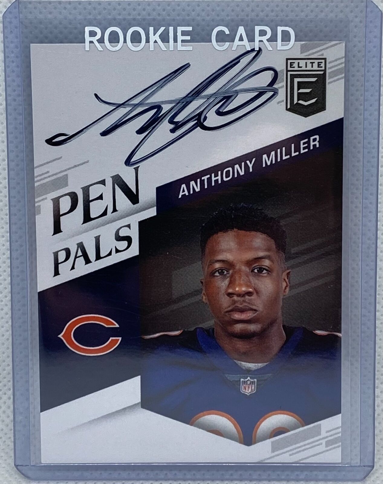 ANTHONY MILLER 2018 PANINI DONRUSS ELITE PEN PALS ON CARD AUTO RC #PP-AM