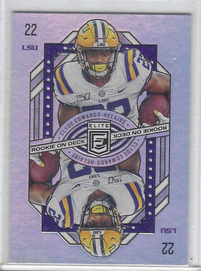 CLYDE EDWARDS-HELAIRE 2020 DONRUSS ELITE ROOKIE ON DECK ROOKIE INSERT RC #17