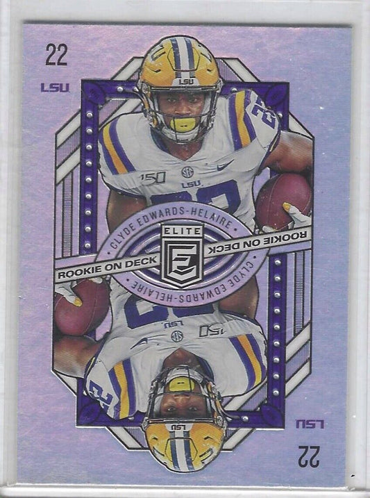 CLYDE EDWARDS-HELAIRE 2020 DONRUSS ELITE ROOKIE ON DECK ROOKIE INSERT RC #17