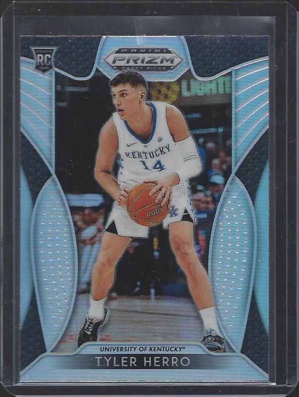 TYLER HERRO 2019 PANINI PRIZM SILVER PRIZMS ROOKIE RC #79