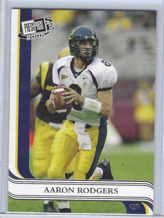 AARON RODGERS 2005 PRESS PASS ROOKIE RC #7