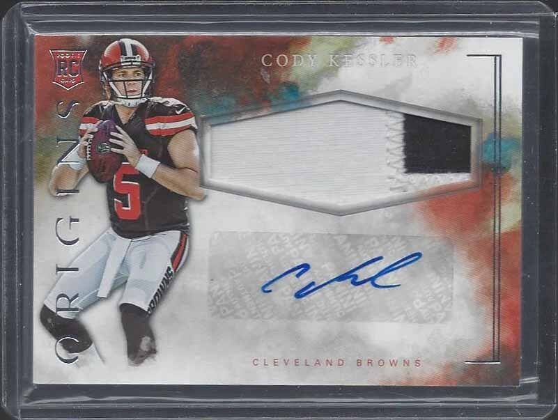 CODY KESSLER 2016 PANINI ORIGINS 2 COLOR RPA BROWNS ROOKIE PATCH AUTO RC