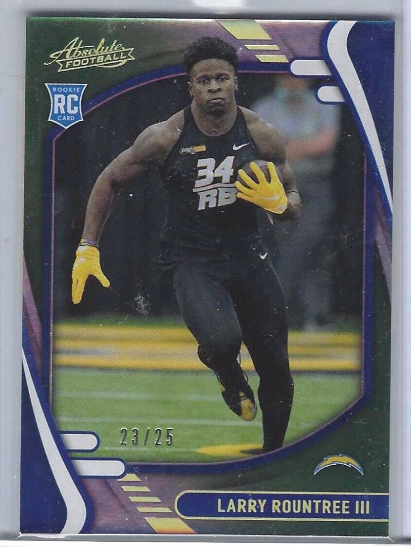 LARRY ROUNTREE III 2021 ABSOLUTE GREEN ROOKIE RC #D 23/25