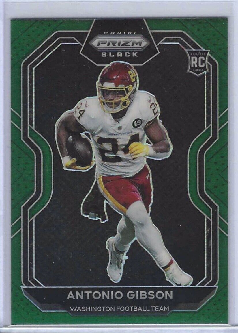 ANTONIO GIBSON 2020 PANINI CHRONICLES PRIZM GREEN PRIZMS RC #D /49