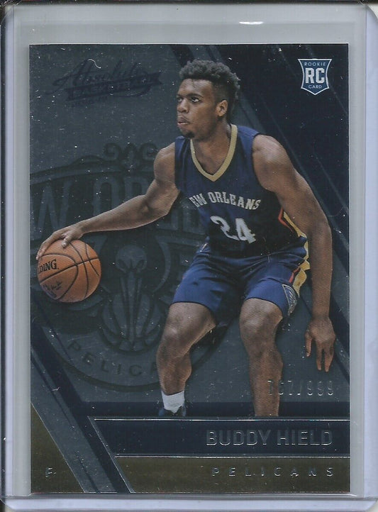 BUDDY HIELD 2016-17 PANINI ABSOLUTE ROOKIE RC #D /999
