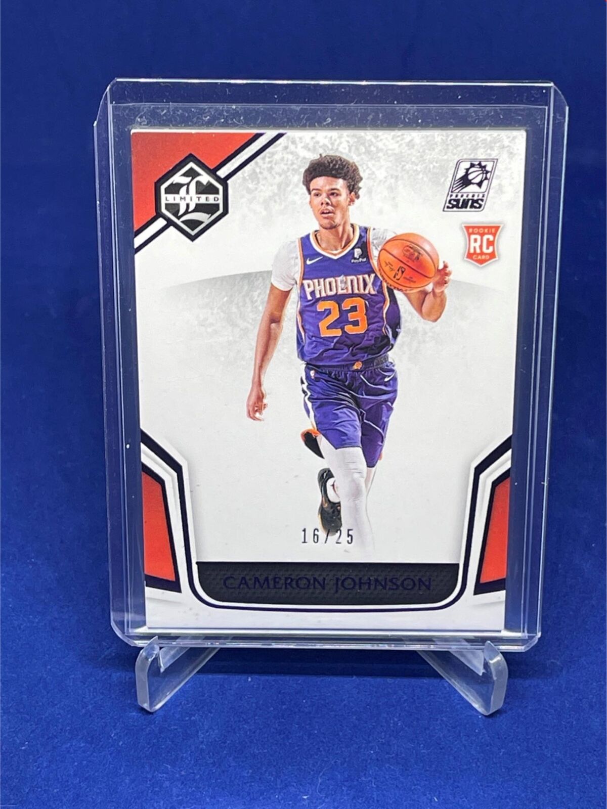 CAMERON JOHNSON 2019-20 PANINI CHRONICLES LIMITED PURPLE ROOKIE RC #D 16/25