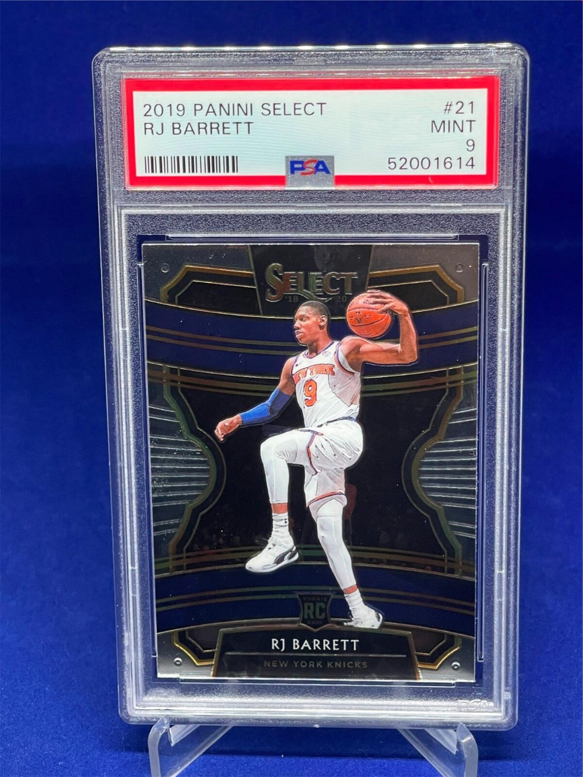 RJ BARRETT 2019-20 PANINI SELECT ROOKIE RC #21 PSA 9