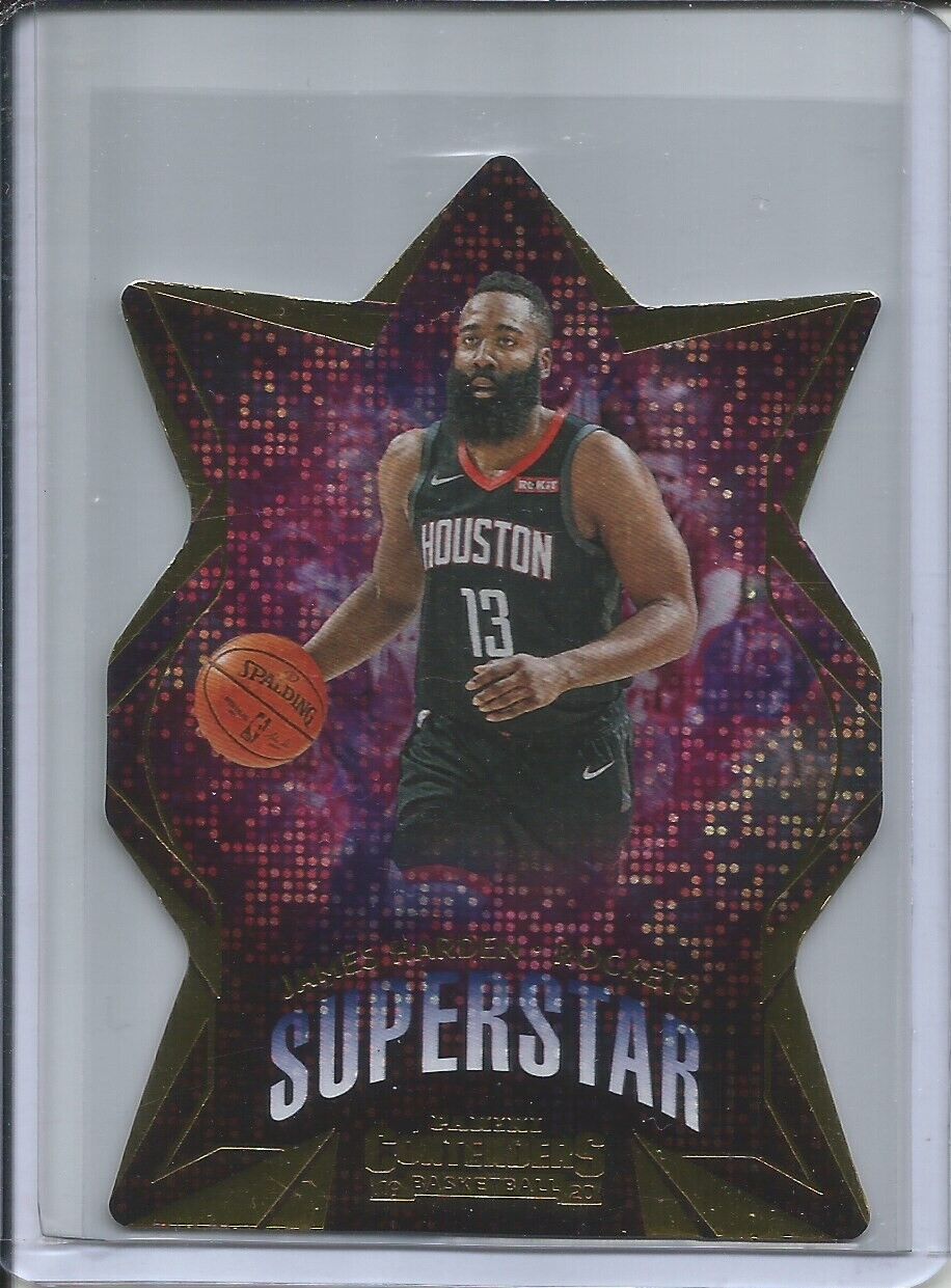 JAMES HARDEN 2019-20 PANINI CONTENDERS SUPERSTAR DIE CUT ROCKETS
