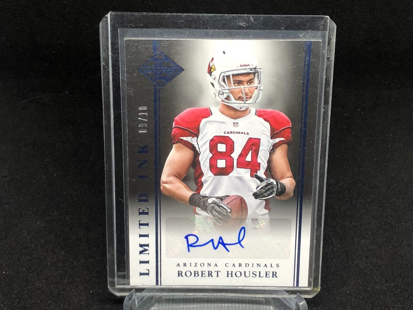 ROBERT HOUSLER 2014 PANINI LIMITED BLUE INK AUTO RC #D 9/10