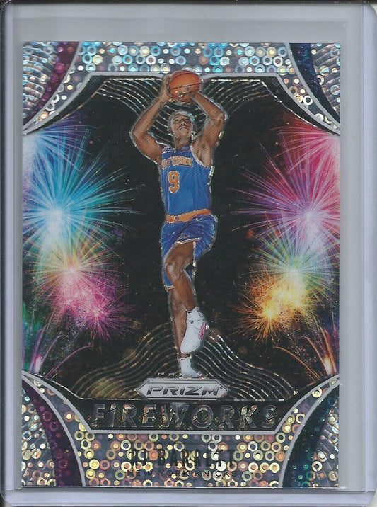 RJ BARRETT 2019-20 PANINI PRIZM FASTBREAK FIREWORKS SILVER PRIZM ROOKIE RC