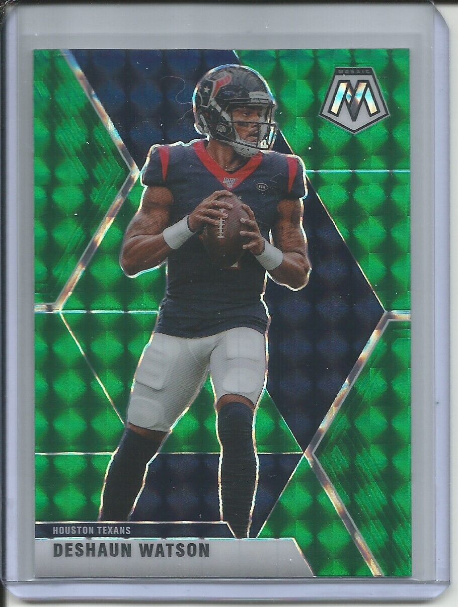 DESHAUN WATSON 2019-20 PANINI MOSAIC GREEN PRIZM TEXANS