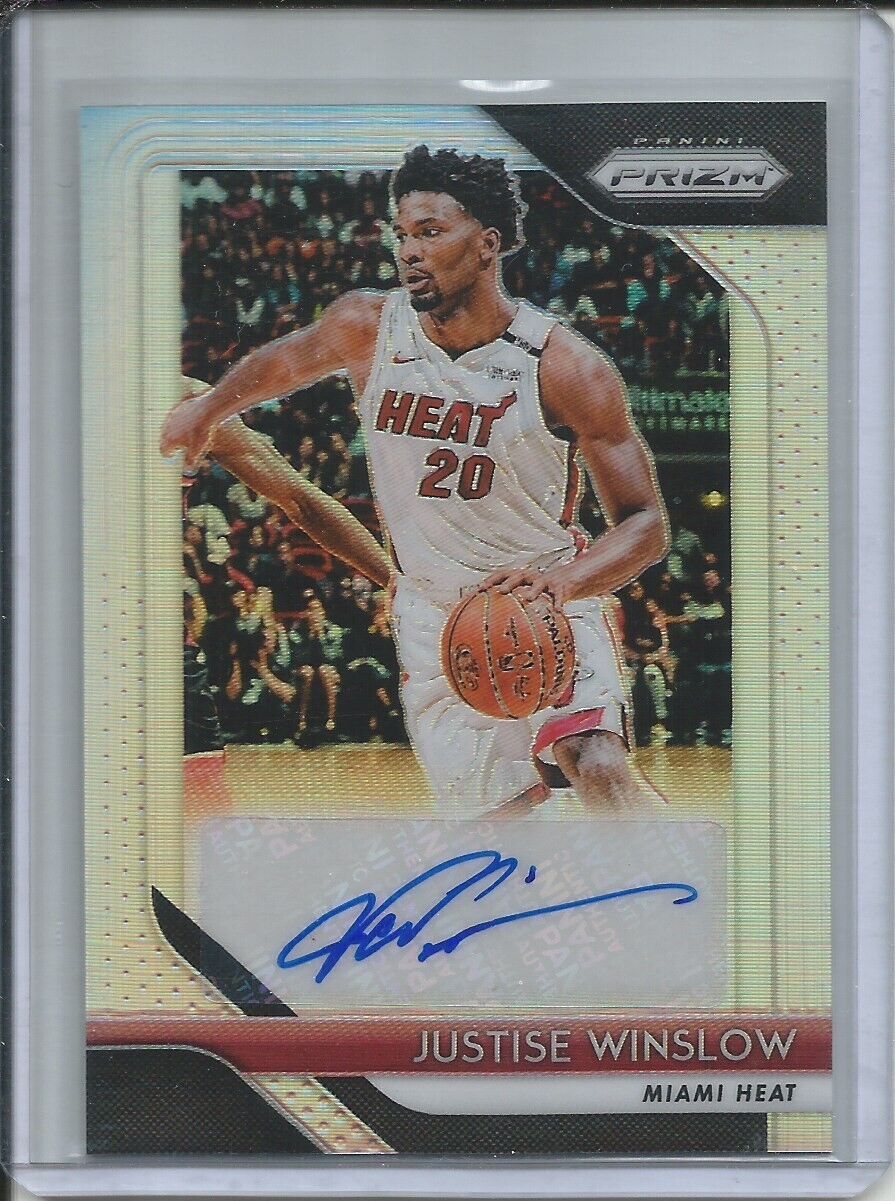 JUSTISE WINSLOW 2018-19 PANINI PRIZM SILVER AUTO