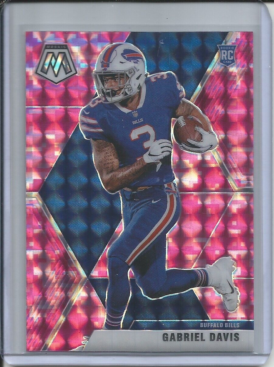 GABRIEL DAVIS 2019-20 PANINI MOSAIC PINK PRIZM ROOKIE RC BILLS
