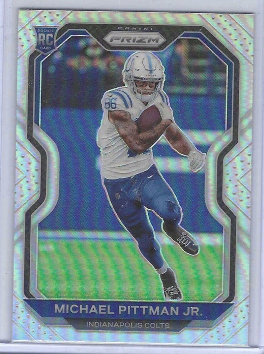 MICHAEL PITTMAN JR 2020 PANINI PRIZM SILVER PRIZMS RC #333