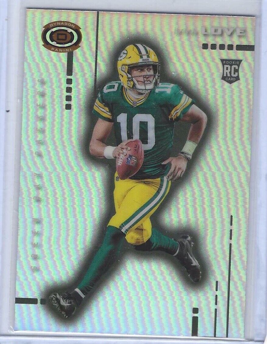 JORDAN LOVE 2020 CHRONICLES DYNAGON SILVER PRIZM RC #D-4