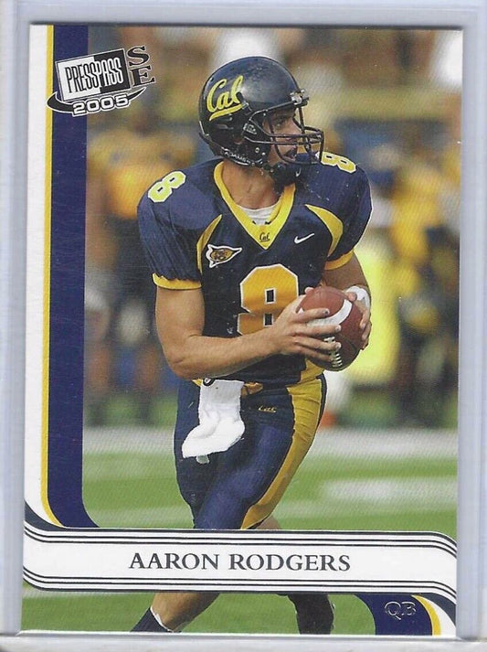 AARON RODGERS 2005 PRESS PASS ROOKIE RC #40