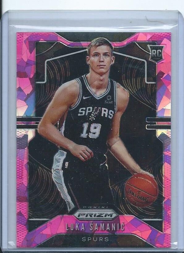LUKA SAMANIC 2019-20 PANINI PRIZM PINK ICE PRIZMS RC #265