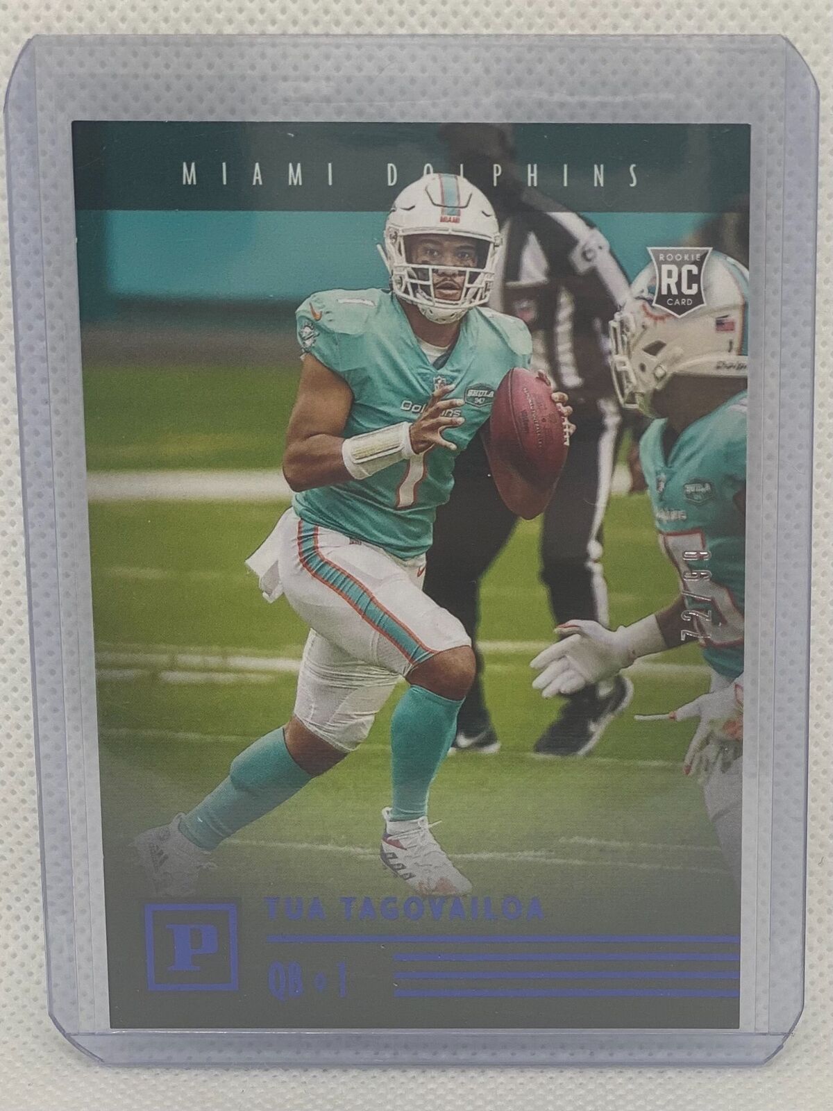 TUA TAGOVAILOA 2020 PANINI CHRONICLES BLUE RC #D 72/99