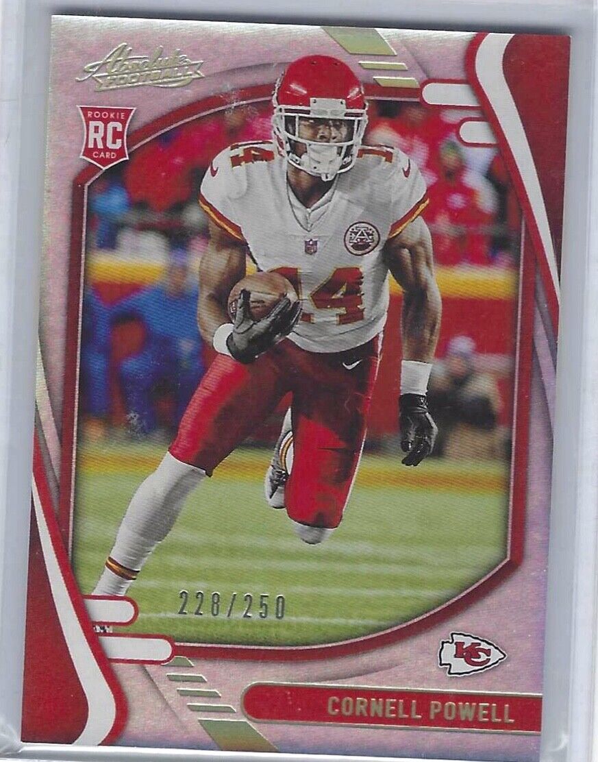 CORNELL POWELL 2021 ABSOLUTE SILVER ROOKIE RC #D 228/250