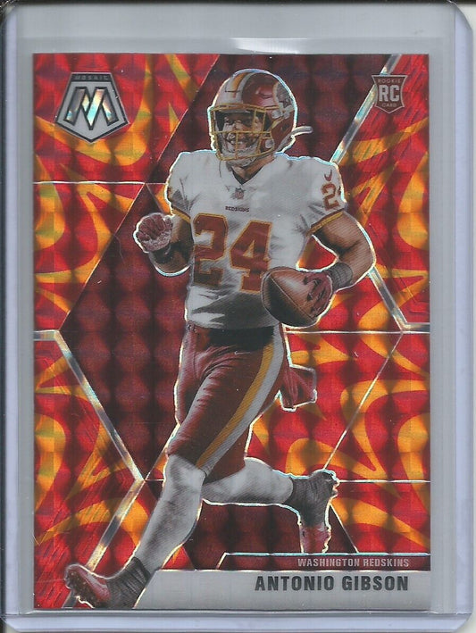 ANTONIO GIBSON 2019-20 PANINI MOSAIC REACTIVE ORANGE PRIZM ROOKIE RC WASHINGTON