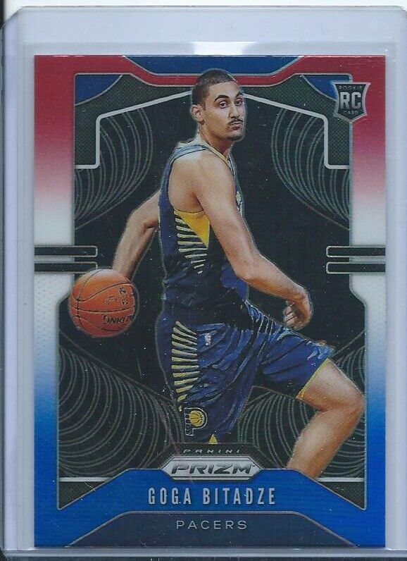 GOGA BITADZE 2019-20 PANINI PRIZM RED WHITE BLUE PRIZMS RC #264