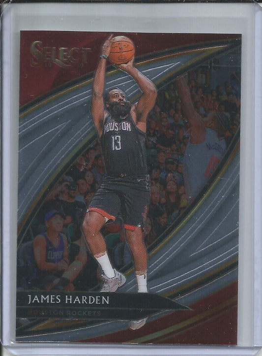 JAMES HARDEN 2019-20 PANINI SELECT COURTSIDE LEVEL BASE ROCKETS