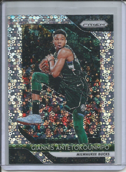 GIANNIS ANTETOKOUNMPO 2018-19 PANIN PRIZM FASTBREAK SILVER