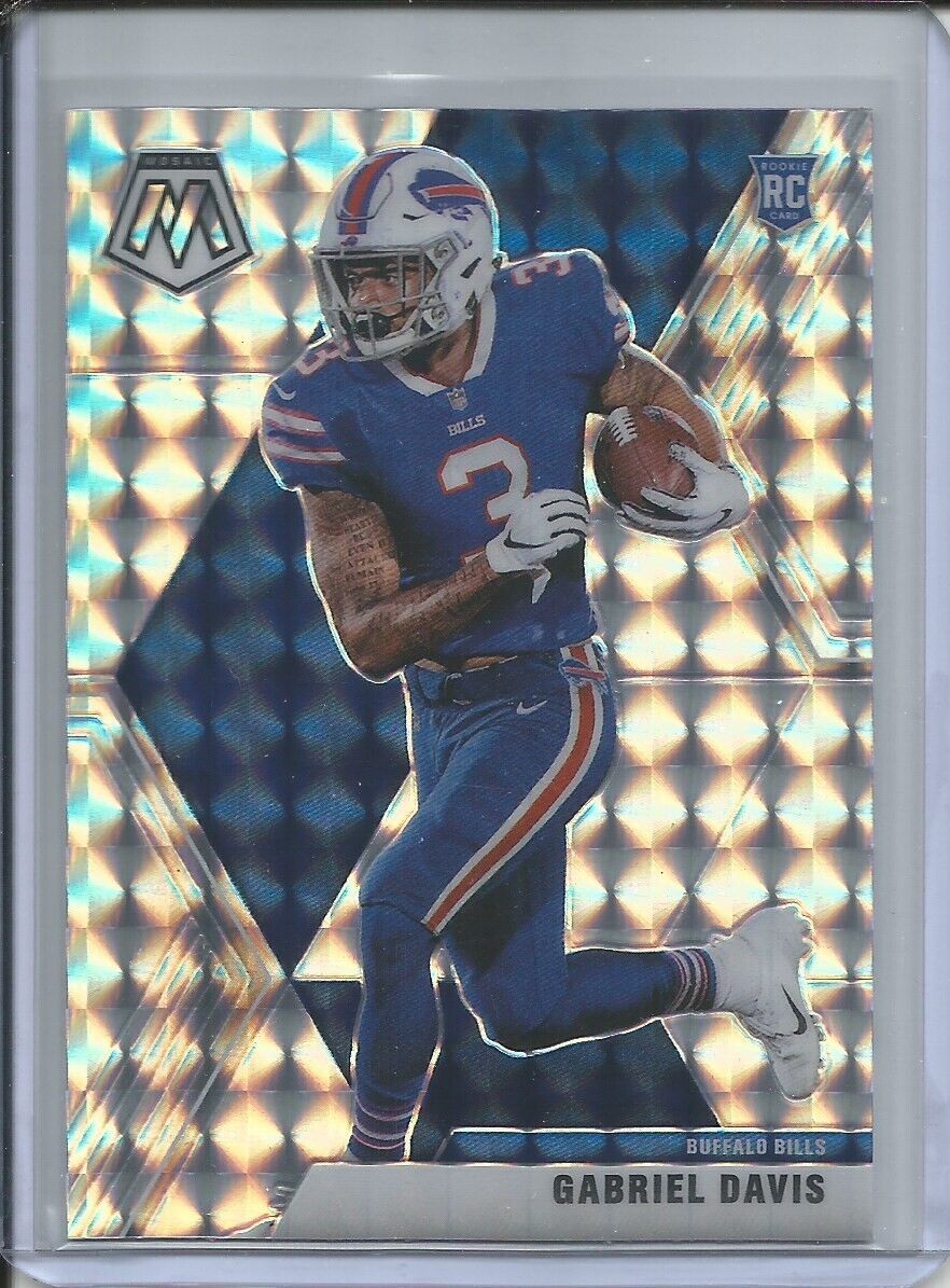 GABRIEL DAVIS 2019-20 PANINI MOSAIC SILVER MOSAIC PRIZM ROOKIE RC BILLS