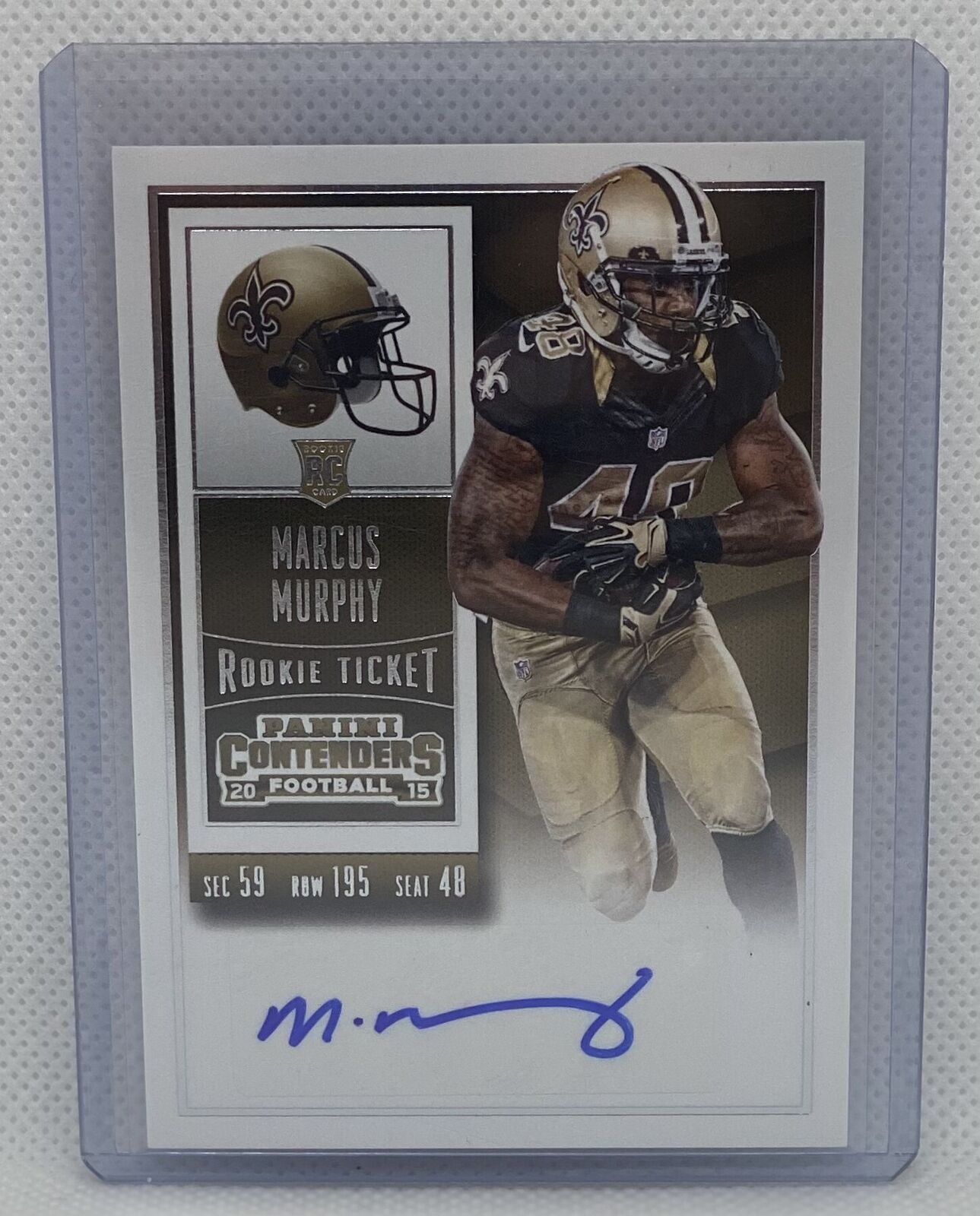 MARCUS MURPHY 2015 PANINI CONTENDERS ROOKIE TICKET AUTO RC #149