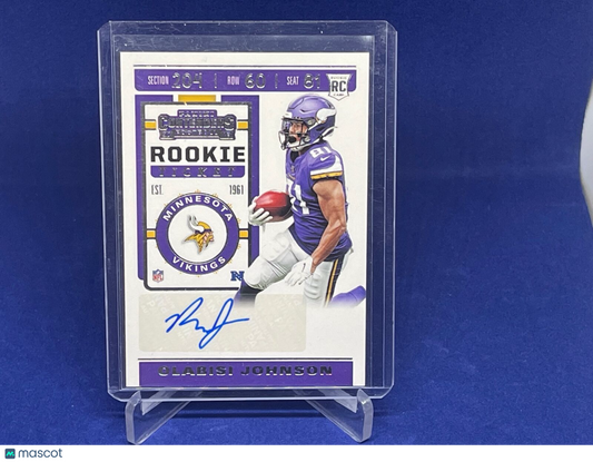 OLABISI JOHNSON 2019 PANINI CONTENDERS ROOKIE TICKET AUTO RC # 270
