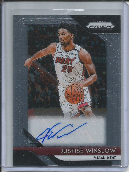 JUSTISE WINSLOW 2018-19 PANINI PRIZM AUTO