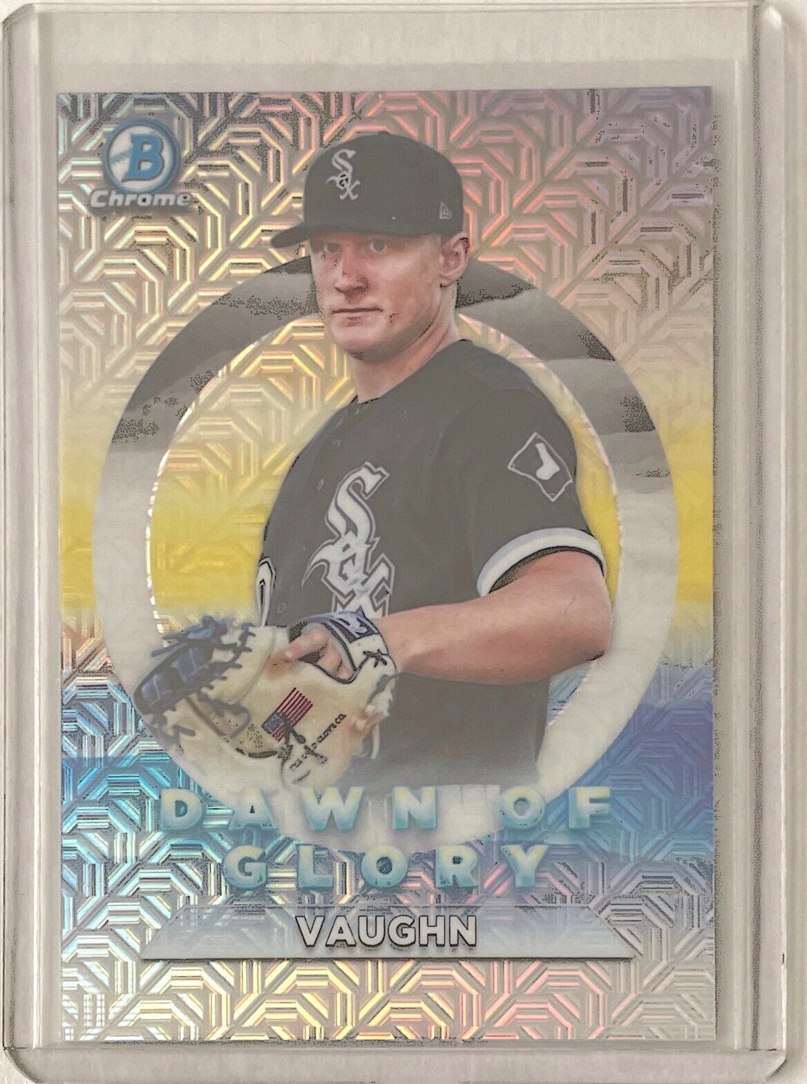 ANDREW VAUGHN 2020 BOWMAN CHROME DAWN OF GLORY MEGA BOX MOJO REFRACTOR #DG-12