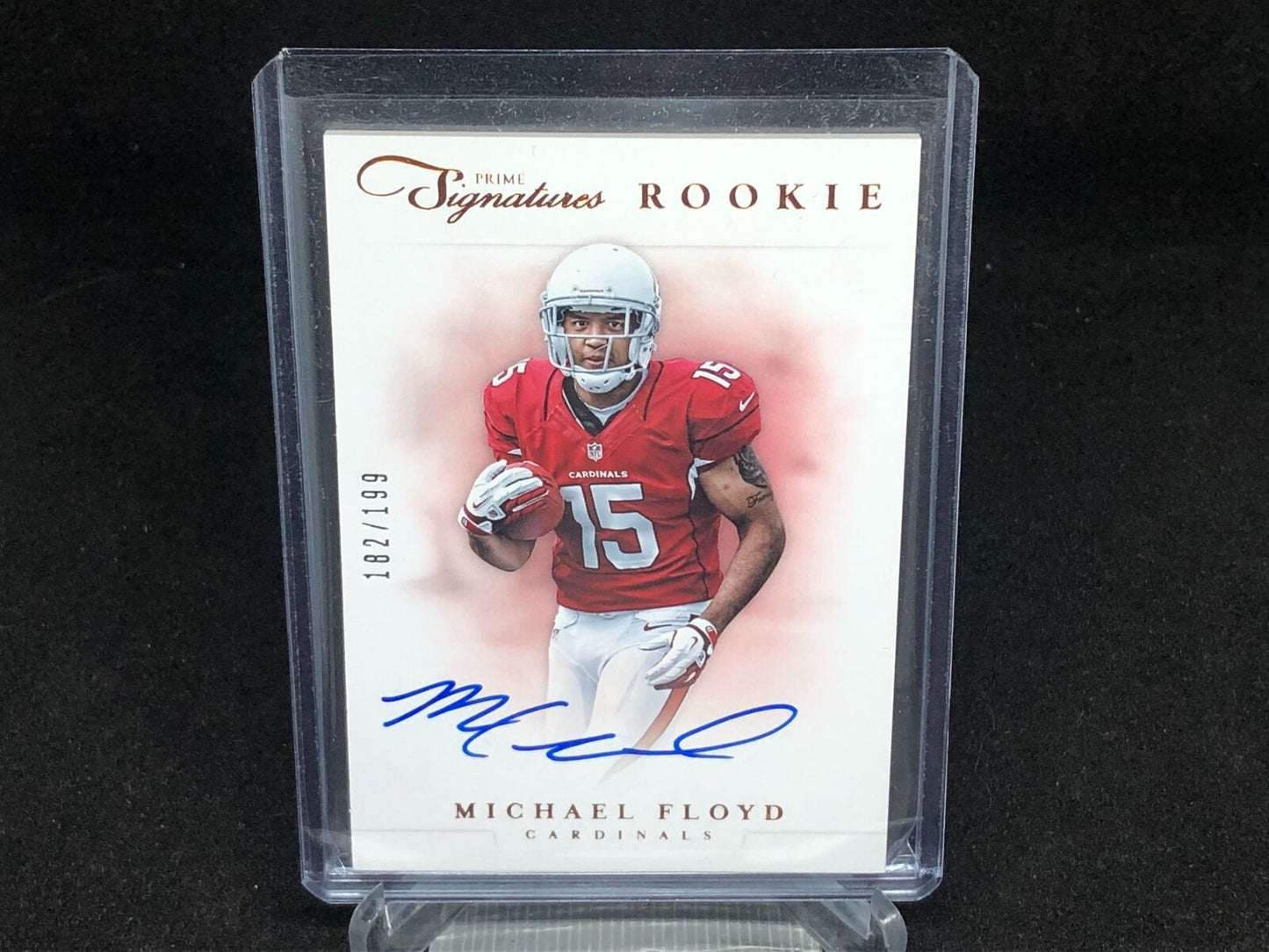 MICHAEL FLOYD 2012 PANINI PRIME SIGNATURES ON CARD AUTO RC #D /199
