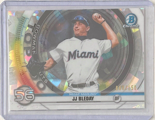JJ BLEDAY 2020 BOWMAN CHROME BOWMAN SCOUTS TOP 100 ATOMIC REFRACTOR #D 088/150