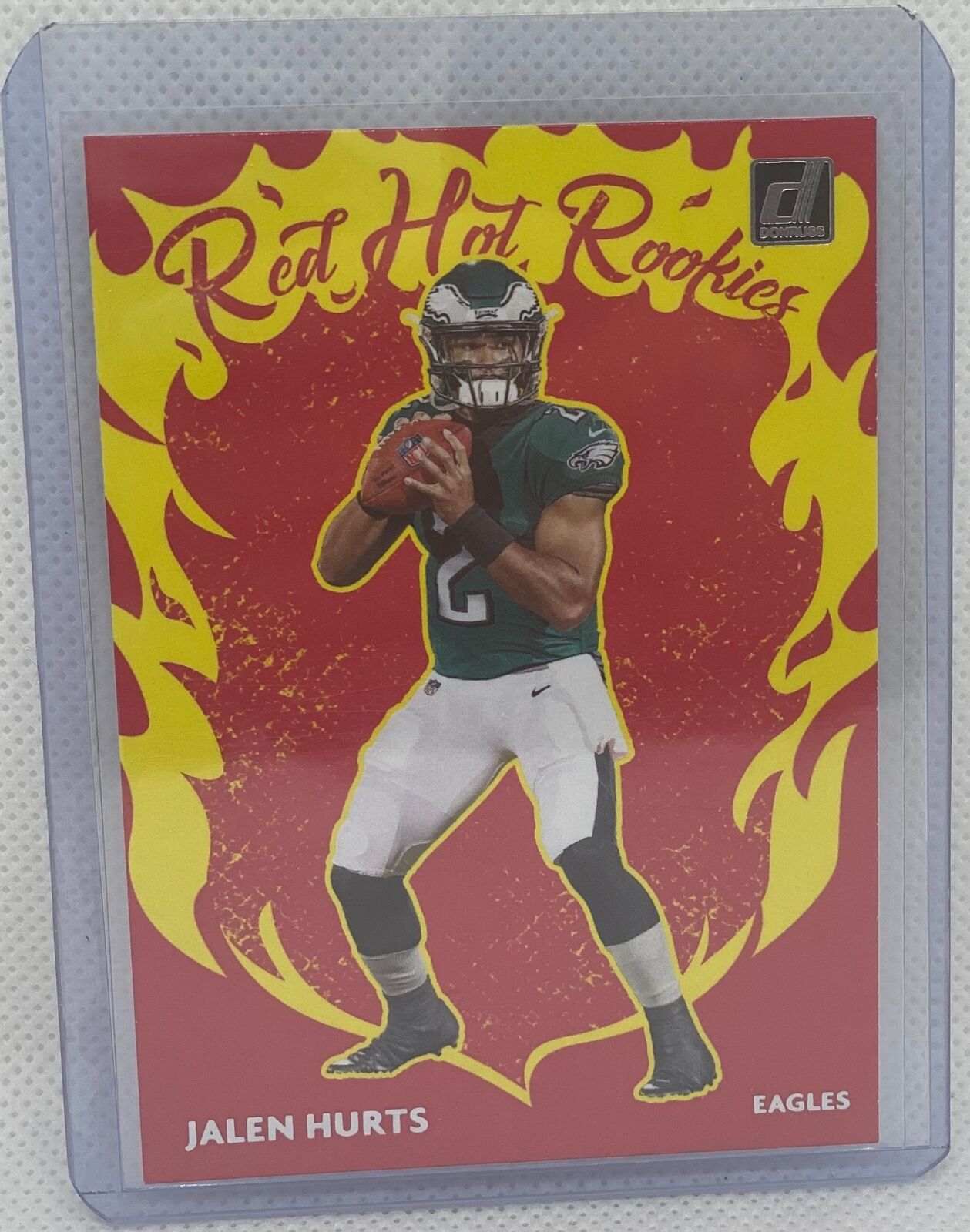 JALEN HURTS 2020 PANINI DONRUSS RED HOT ROOKIES