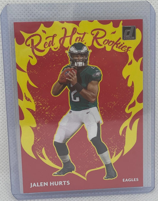 JALEN HURTS 2020 PANINI DONRUSS RED HOT ROOKIES