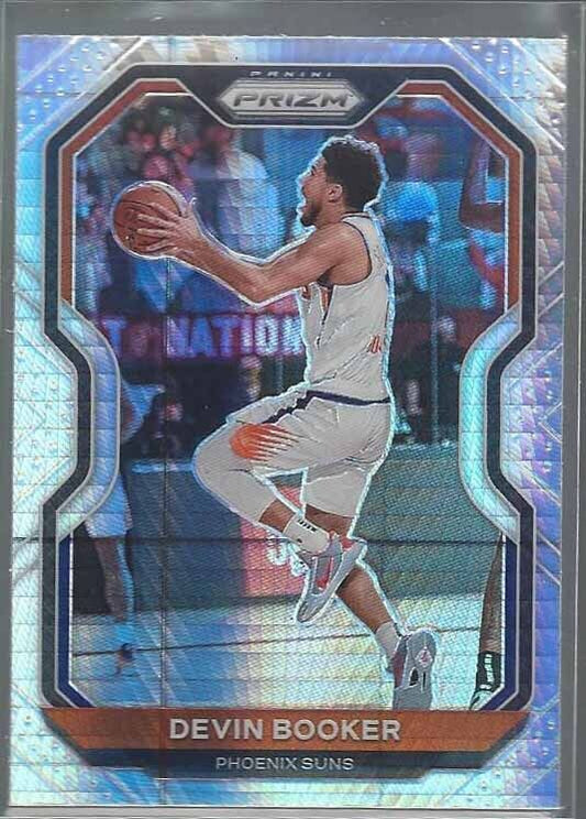 DEVIN BOOKER 2020-21 PANINI PRIZM HYPER PRIZMS SP #214