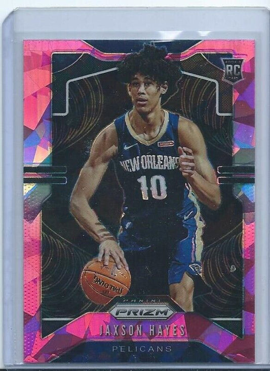 JAXSON HAYES 2019-20 PANINI PRIZM PINK ICE PRIZMS RC #254