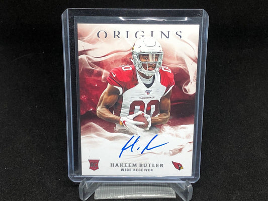 HAKEEM BUTLER 2019 PANINI ORIGINS ON CARD AUTO RC