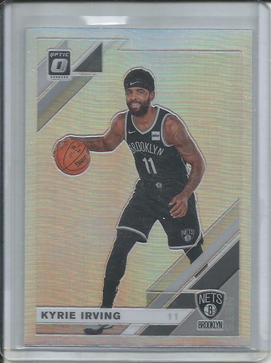 KYRIE IRVING 2019-20 PANINI DONRUSS OPTIC SILVER HOLO PRIZM NETS