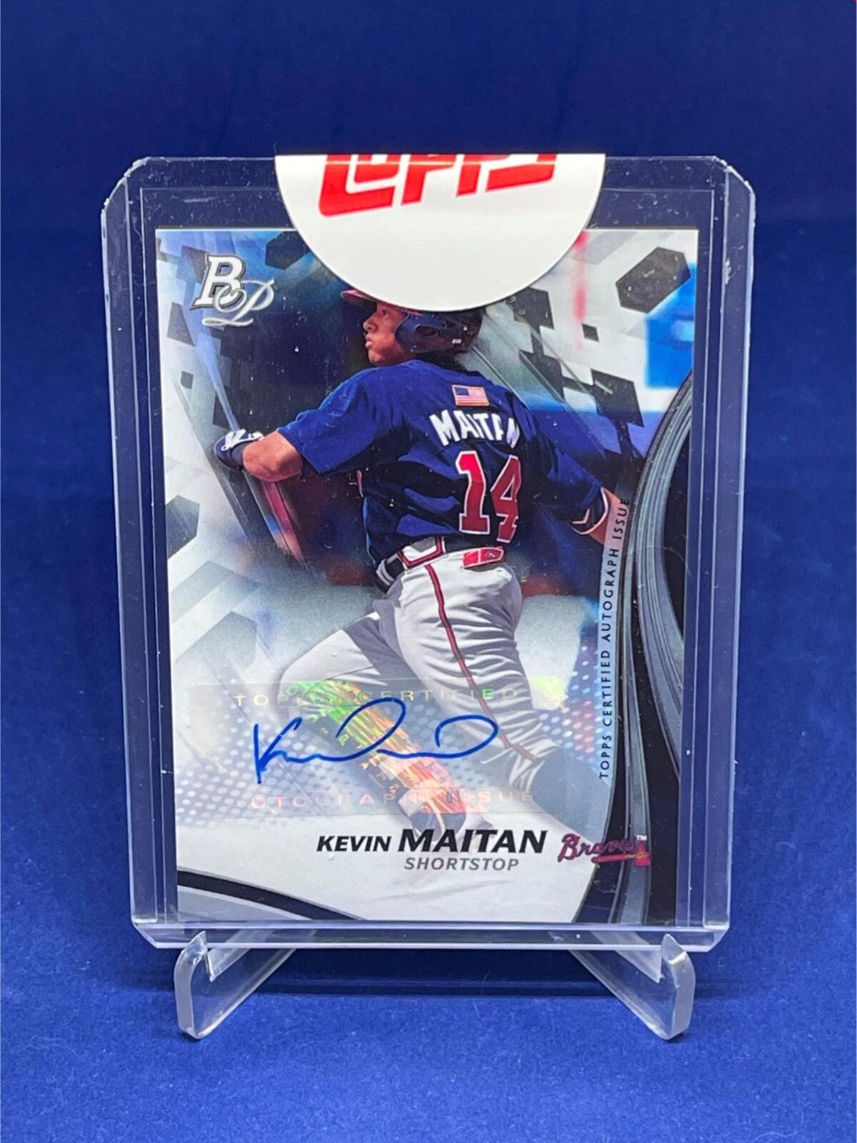 KEVIN MAITAN 2017 TOPPS BOWMAN PLATINUM AUTOGRAPH AUTO PROSPECT