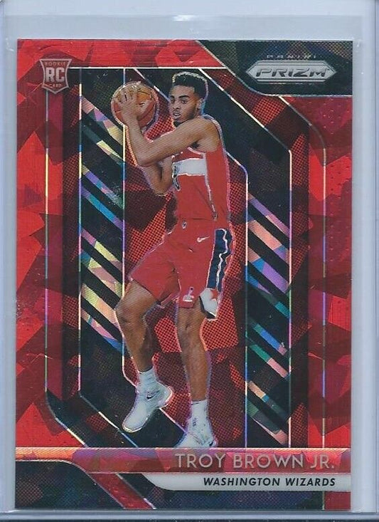 TROY BROWN JR. 2018-19 PANINI PRIZM RED ICE PRIZMS RC #213